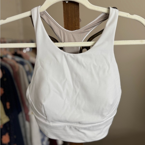 Lululemon Wunder Train Long-Line Bra *Medium Support Starlight Alpine White, 8 - Picture 4 of 4